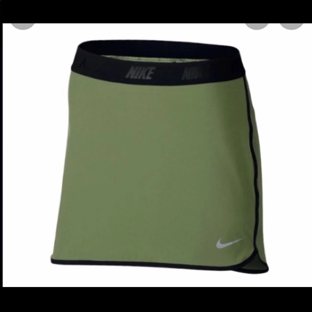 Nike Olive Green Mini Tennis Skirt Golf Skort